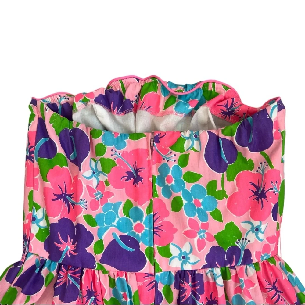 ‼️SOLD‼️Vintage 70’s Strapless Lilly Pulitzer Dress - Picture 7 of 12